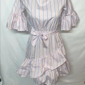 Light pink and blue kids dress